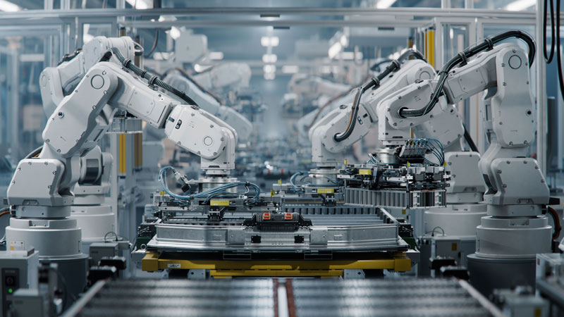 Automated battery production lines ensure consistency and quality — key to reducing marine cargo fire risk.